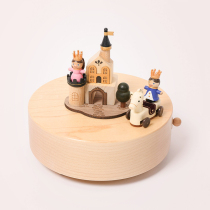 wonderfullife music box girl music box wooden children's birthday gift around the little prince