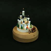 wooderful life Senhuo Muqu Home Valentine's Day Birthday Gift to Friends Decorate Table Lamp Castle