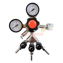 Carbon dioxide reducing valve carbon dioxide gas meter Zer special gas meter with three outgassing holes