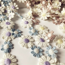 One meter water-soluble Daisy mixed color lace handmade decoration accessories skirt clothes hat curtain fabric accessories