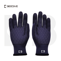 Bestdive diving good 3MM 5MM men and women colorful nylon free diving gloves