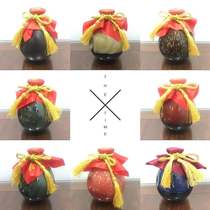 Ceramic 1-kilogram empty wine bottle Ceramic wine bottle Japanese antique wine bottle Household wine jug