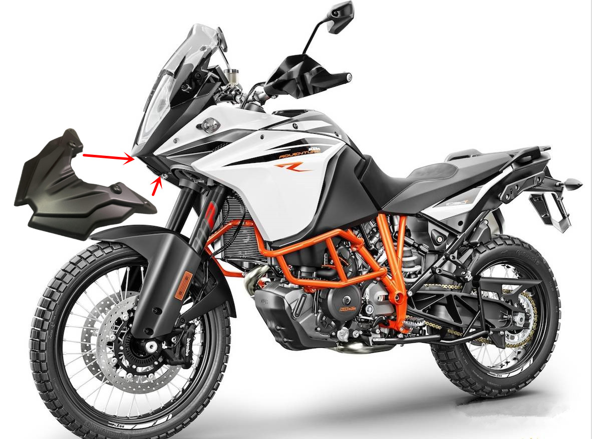 适用于ktm1290 adv ktm1290 superadven改装鸟嘴 装饰鸟嘴板