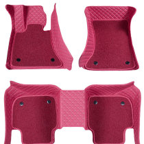 Car footbed female full circle Volkswagen polo Golf 7 Audi a4l Carola flying in pink silk ring cushion