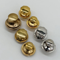 Pure copper spring button lock Personality luggage DIY spring button handmade leather goods brass lock screw lock