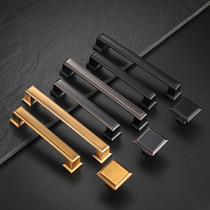 Modern minimalist cabinet door handle Nordic style light and luxurious wine cabinet Zinc Alloy Handle Simple Drawer Small Handle