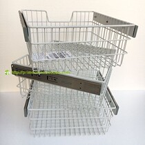 Paiya home stainless steel kitchen cabinet pull basket fruit and vegetable pull basket drawer slide pull basket track pull basket custom pull basket