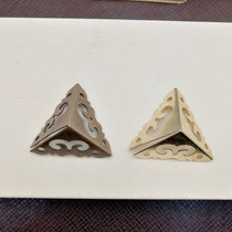 C1619 Corner protection box Wooden box Handicraft box Cosmetic box Gift box Corner hardware small corner protection Antique corner