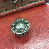 Single hole Zinc alloy drawer handle Vintage accessories Cabinet door Bookcase