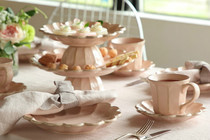 Spot Japan Meineshot Burnt Retro Small Soldiers Hand Coarse Pottery Pears Flower Dinner Plate Dish Bowl Coffee Tea Cup Deep Bowl