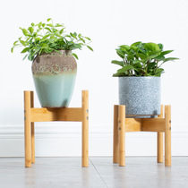 Nanzhu Assembled Small Flower Table Bonsai Rack Chinese Style Brief Modern Bamboo Solid Wood Made Shelf Indoor Bamboo Flower Racks