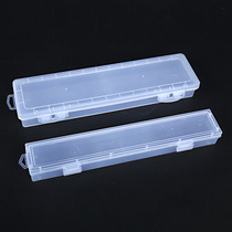 Multifunctional color transparent stationery box Gouache box Pencil box Art supplies