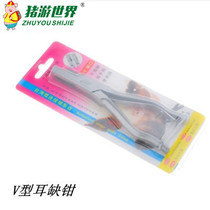 Jada ear defect pliers V-shaped pliers punching pliers ear marking pig raising equipment pig supplies Veterinary