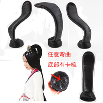 Hanfu Feitian wig bun performance The Imperial Concubine wig hair bun costume style Noble hair bun Hanfu hair bun New