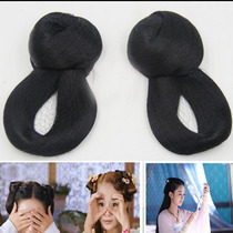 Flower thousand bones shape hair bag Zhao Liying ball head flower head ancient costume Hanfu performance wig hair bag cos bag