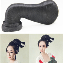 New plate theme ancient costume Lotus wind light hair bun Tang Dynasty Imperial Concubine shape photo studio photo performance wig hair bun