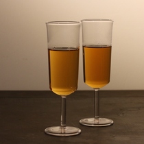 Japanese-style heat-resistant glass high right angle monkey Kui cup green teacup champagne cup black tea cup tea cup flower tea cup gathering aroma Tea Ware