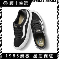  VANS skateboarding shoes student VN0A347XBEH PRO sports black and white wear-resistant skateboarding shoes 1985 slip