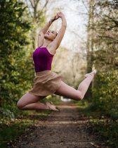 Ballet Rosa Portugal import BR dance Medium-length dress STELLA