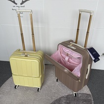 Awesome ins net red style Japanese front open luggage girl password boarding case ultra-quiet wheel suitcase