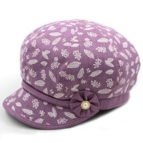 Hat female spring autumn old lady hat fashion octagonal hat sunshade beret Korean version 30-40-50 mother hat