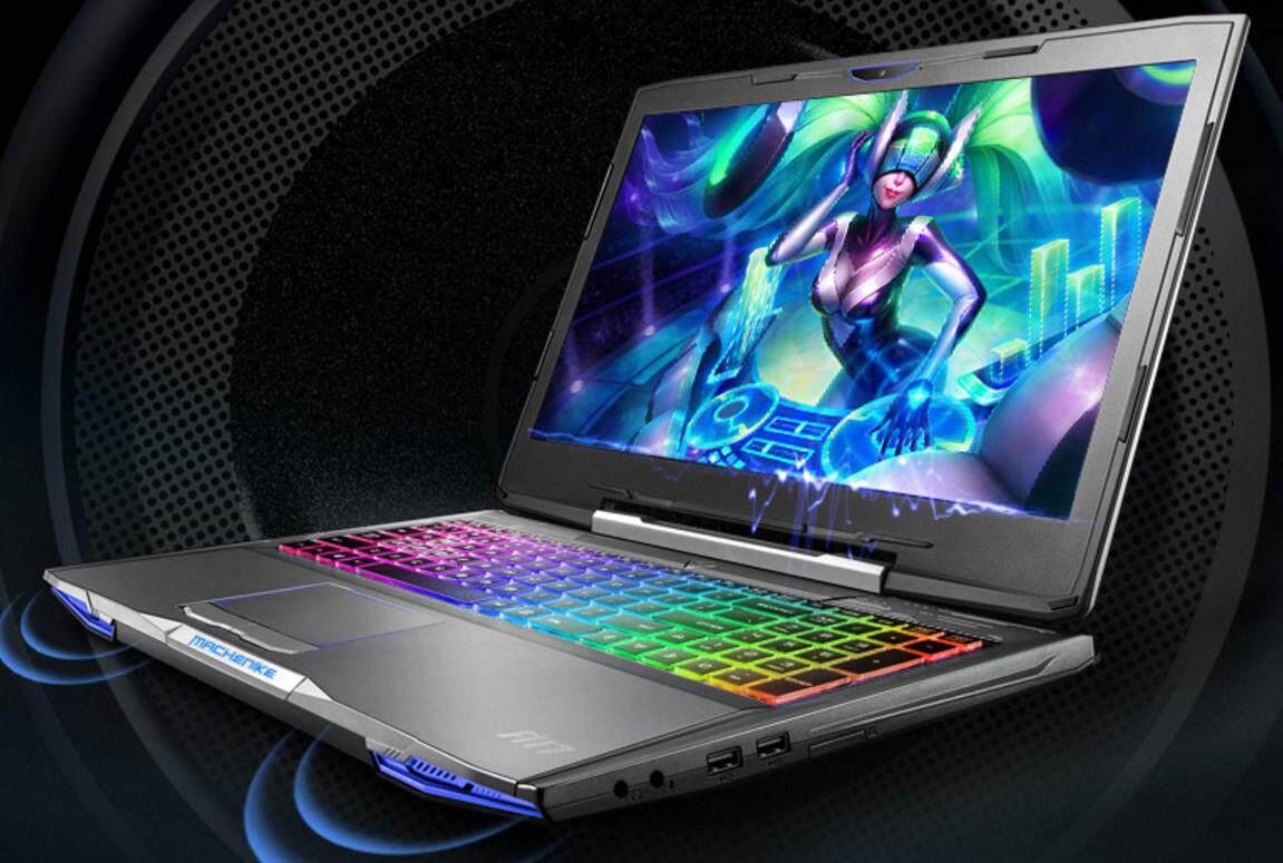 machenike 机械师f117 f1k i7独显gtx1050ti游戏本手提笔记本电脑