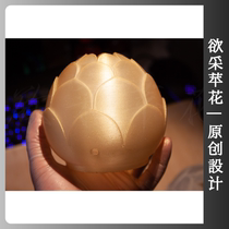 Lotus Bone Handle Handle Accessories Accessories Old Fair Desire to adopt apple 3D printing children for Han Clothing adults