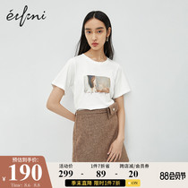 Eveli short skirt womens 2021 new summer Korean skirt high waist Welsh plaid a-line plaid skirt
