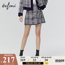 (the same style in the mall)Evelis new winter plaid short skirt high waist skirt 1AA240391