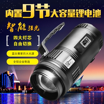 Apex night fishing light Laser gun fishing light Super bright high-power xenon lamp Strong light zoom wild fishing table fishing blue light