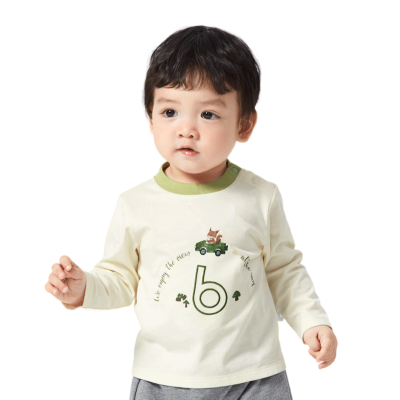Balabala boys T-shirt baby spring clothes baby long-sleeved sweatshirt base shirt cute cute
Balabala boys T-shirt baby spring clothes baby long-sleeved sweatshirt base shirt cute cute