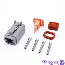 Ducci connector DT06-2S Automotive waterproof connector male butt terminal harness plug 3 4 6P