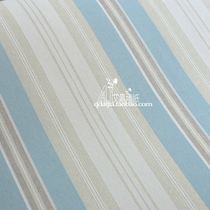 Imported non-woven base Nordic simple American gray blue black Gray pink vertical stripe wallpaper childrens room wallpaper spot