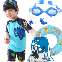 Boys swimsuit split thick little boy 3 years old 4 years old 5 years old 6 years old 7 years old 8 years old 9 years old 10 years old swimsuit suit