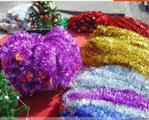 Wedding Festive Decorations Colorful gairy strips color with Christmas decorations colorful strips 10 cm diameter 2 m meters long