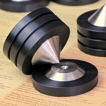 Black Crystal Steel 316L stainless steel fever bookshelf audio floor speaker shock feet nail CD power amplifier bile machine tripod pad