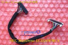 原装显示器NEC MultiSync LCD24WMCX屏线715T2700-1连接线