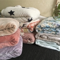 Foreign trade micro autumn and winter flannel single quilt cover single piece coral velvet student dormitory quilt cover 150 * 210cm