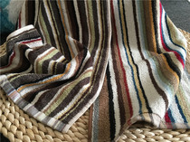 Recommended face towels universal bath towels good with thickened pure cotton untwisted yarn absorbent color woven striped child hand towels 3060