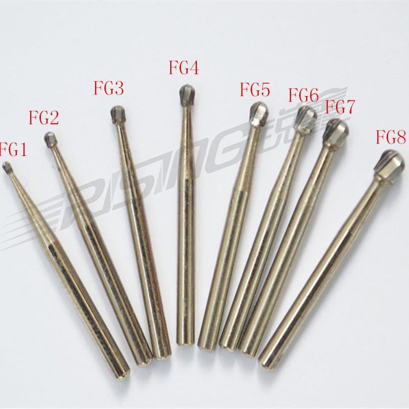 牙科钨钢车针 牙科口腔科专用牙钻牙科手机fg球形 牙科高速球钻_7折