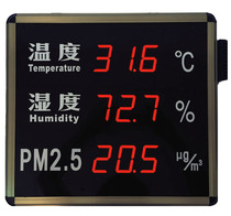 Shenzhen Tai Cai industrial temperature and humidity PM2 5 display HTPM518A digital display large screen spot