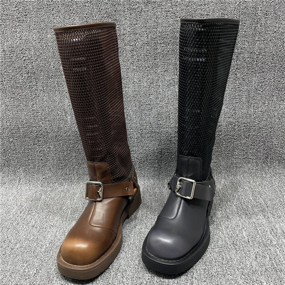 Broken-coded boots for women with skirts for women's summer thin hollow boots for summer genuine leather knight boots mesh women's boots
Broken-coded boots for women with skirts for women's summer thin hollow boots for summer genuine leather knight boots mesh women's boots