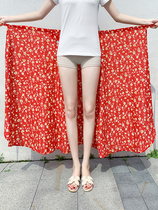 Electric car anti-walking light apron summer sunscreen sunshade 1-piece half-body long dress bandage Wind Shield Bicyclist Bike