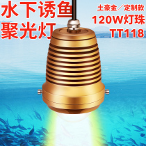12V lure fish lamp Underwater collection raft fishing High-power ultra-bright night fishing Cut fishing lure fish lamp mouth-up ice fishing small male fish