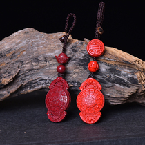Natural original mine Zijinsha Red Sand Nine Palace Bagua Brand 12 Zodiac Double Ear Mens and Womens