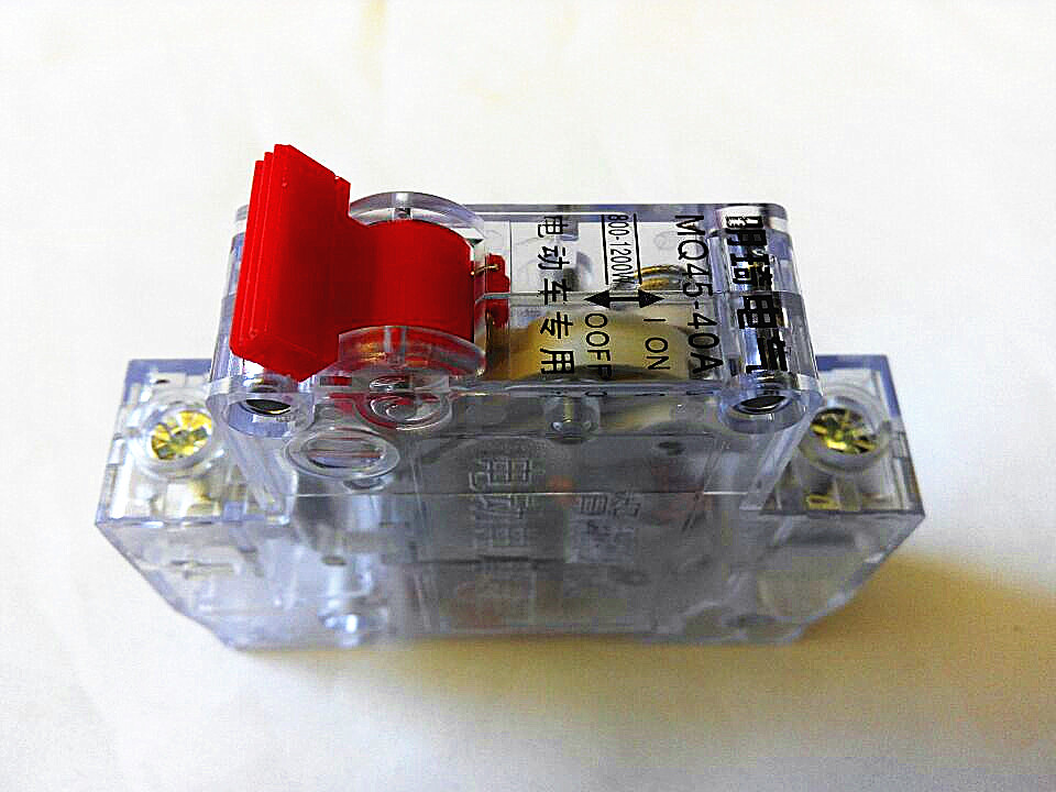 包邮电动车空气开关 保护 断电器48v-80v通用 断路器空开40a1200w