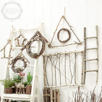 Retro style natural branch pendant pendant fashion shop New Year Christmas Day decoration photography props