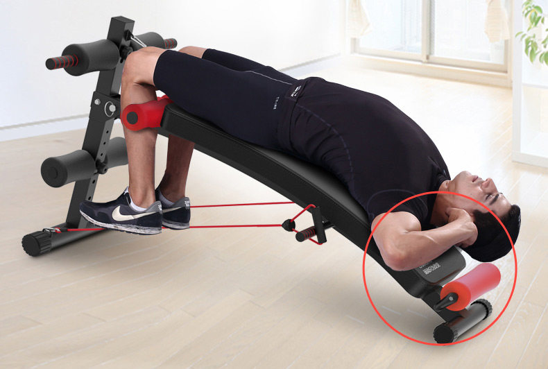 多德士 仰卧板 腹肌板 健腹板仰卧起坐健身器材收腹机家用 104d