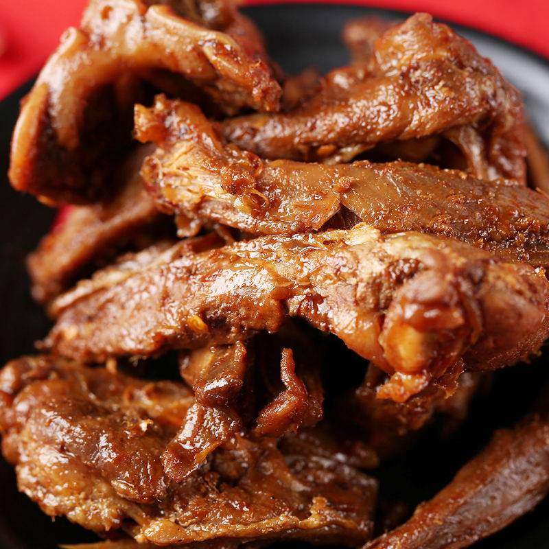 【绝味鸭脖旗舰店_锁鲜】门店新鲜麻辣鸭架鸭锁骨240g 零食店小吃