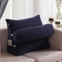 With headrest bedside cushion tatami soft bag large backrest triangle sofa pillow office bay window waist pillow pillow